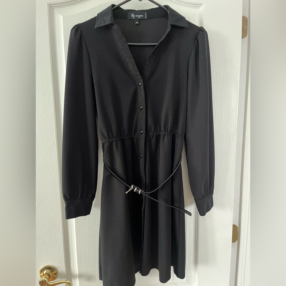 Stylish Black Long Sleeve Dress